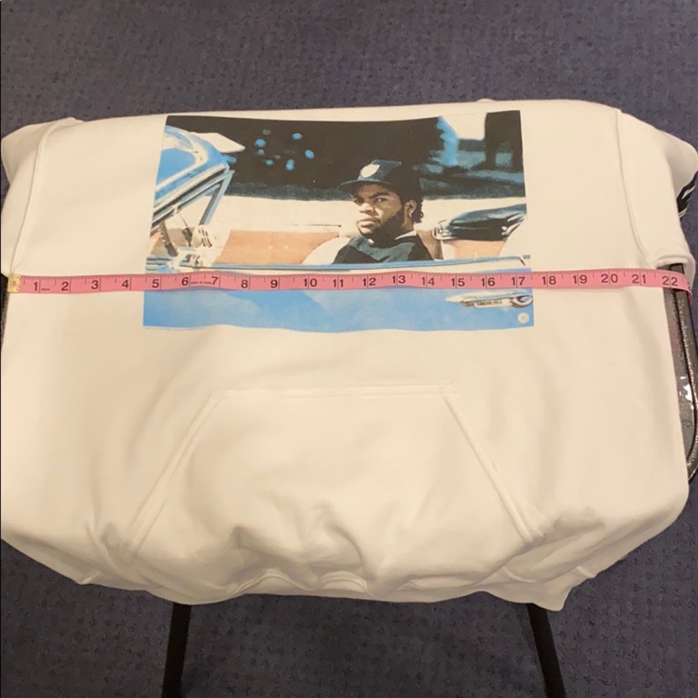 Ice Cube White Hoodie Sweater Medium - Picture 7 of 9